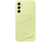 Samsung Card Slot Case do Galaxy A34 limonkowe - 1127976 - zdjęcie 1